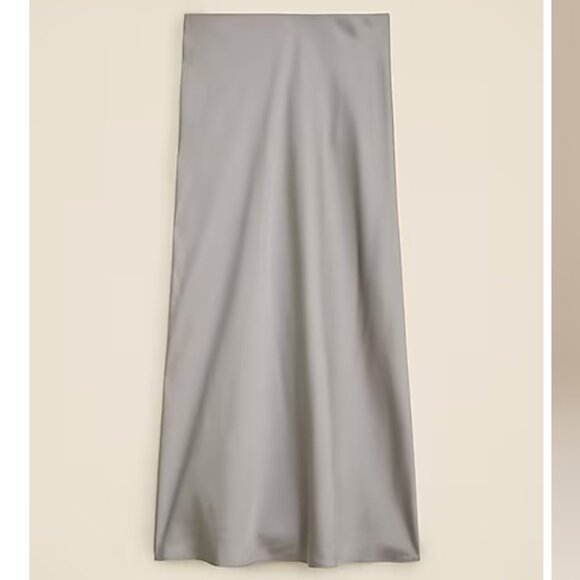 J. Crew Gray Midi Skirt. READ A DESCRIPTION! Has a defect! See pictures! - Picture 4 of 10